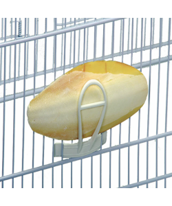 White Plastic Cuttlebone Holder - Pack Of 10